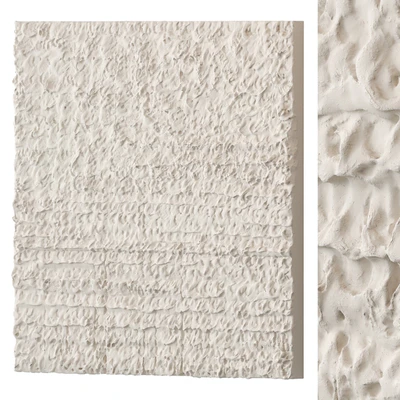 Абстрактное гипсовое панно (Plaster painting) — Вид 1