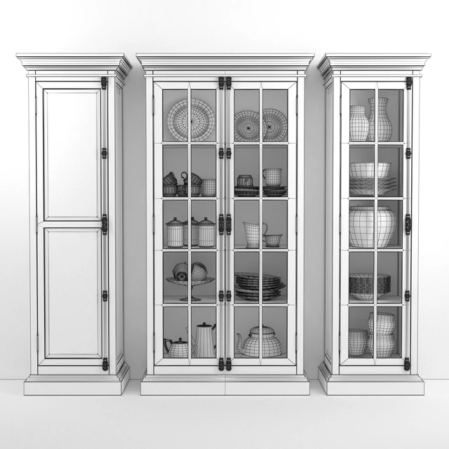 French Casement 2-Door Cabinet — Descargar
