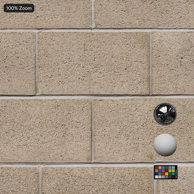 smooth running cinder concrete wall texture beige — View 6