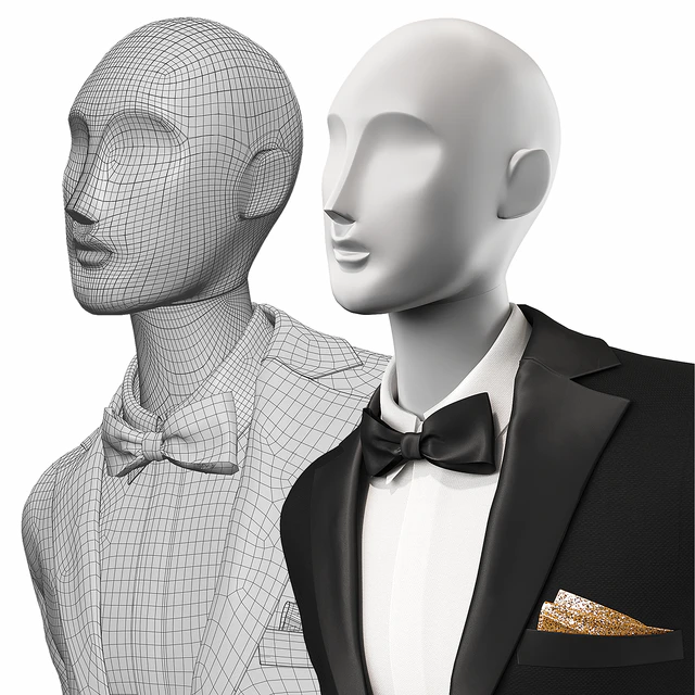 Wedding clothes on mannequins 001 — Descargar