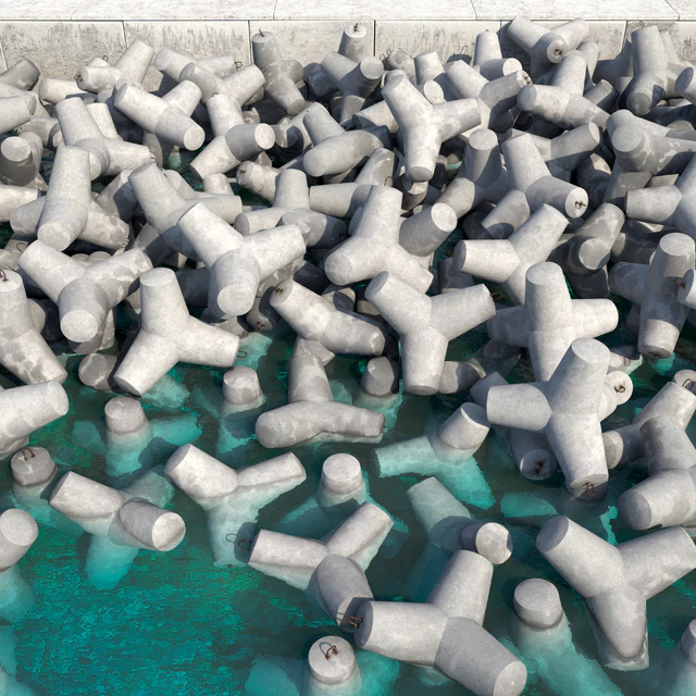 Fragment of the coast protection structure — Descargar