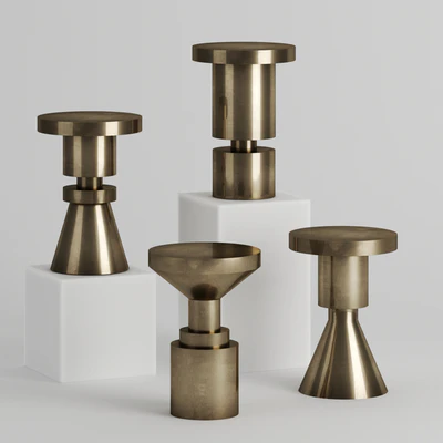 Chess Piece Stools By Anna Karlin — Ver 1