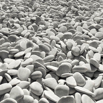 Road white pebble №3 / Дорога из белой гальки №3 — Вид 1