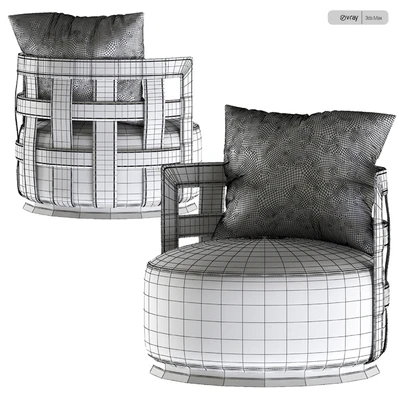 Rugiano Braid Armchair — Вид 5