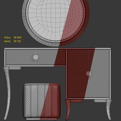 Туалетный столик Keops. Dressing table by Medusa Home — Вид 2
