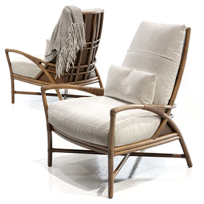 Mcguirefurniture PETAL LOUNGE CHAIR — Ver 1