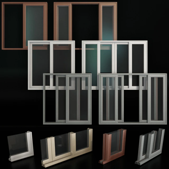 Sliding Stained Glass Aluminum Doors — Descargar