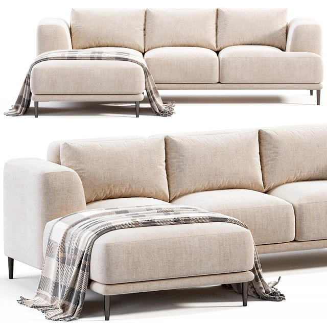 Venue Corner Velvet Sofa Idealbeds — Descargar