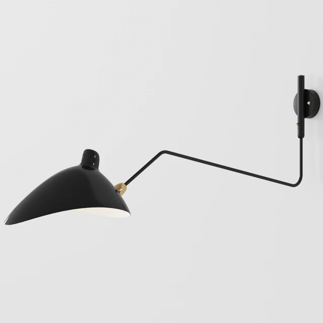 Serge Mouille AP1BC Wall Lamp Sconce — Descargar