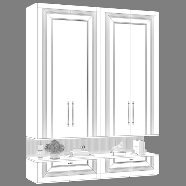 Modular wardrobe in modern classic style 15 — Descargar
