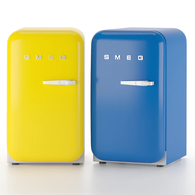 Холодильник Smeg 50's Style FAB5LRD3 (Минибар) — Скачать