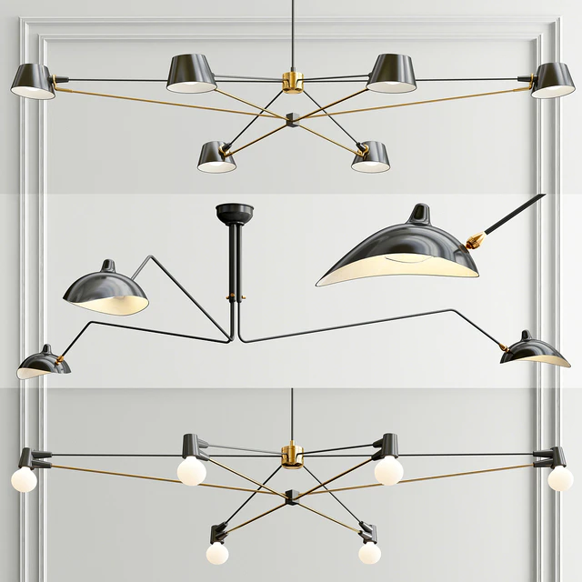Minimalist Chandelier - 3 type — Download