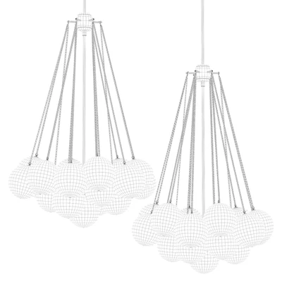 Ball shaped pendant chandelier AGDA — Вид 4