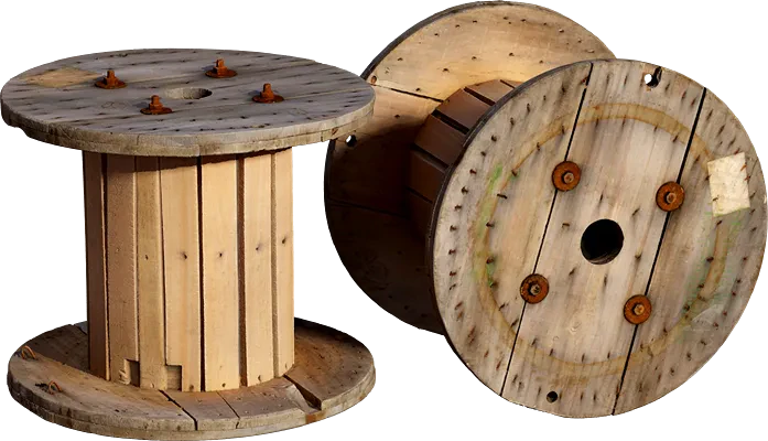 wooden cable reel 002 — Descargar