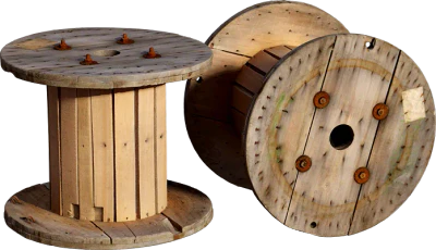wooden cable reel 002 — download