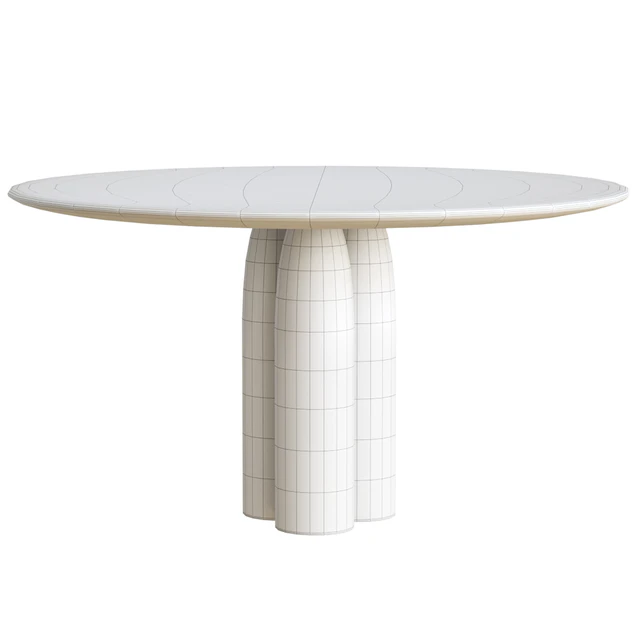 Mirra Dining Table, Rosso Alicante Marble by Soho Home — Скачать