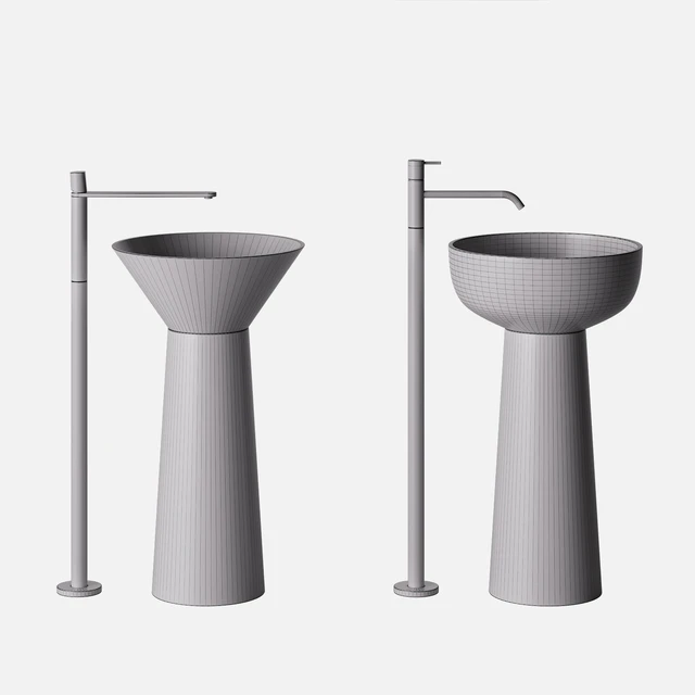 A set of sinks and faucets Antonio Lupi Albume — Descargar