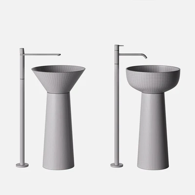 A set of sinks and faucets Antonio Lupi Albume — Ver 3
