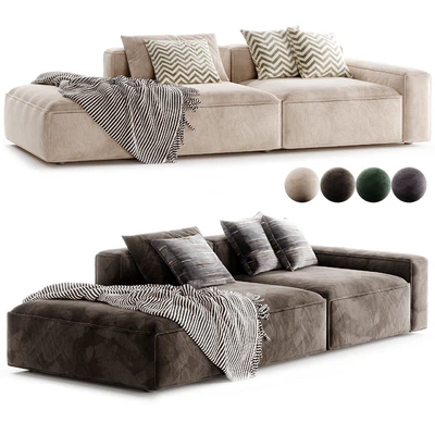Jonathan Side Chaise Sofa — Вид 1
