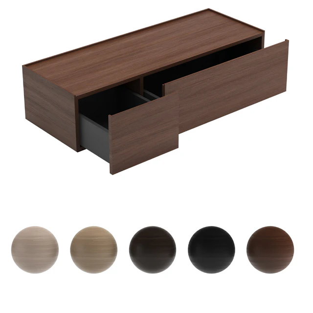 Bedside table Minimalista from Palo Nero — Descargar