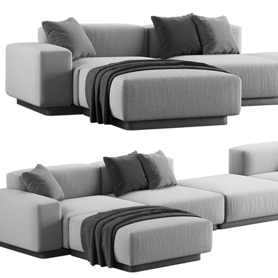 003 Soft modular sofa 4 seat by Vitra — Вид 5