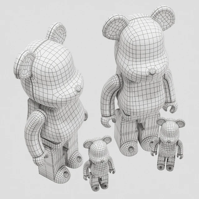Bearbrick / Daft Punk White Suit — Descargar