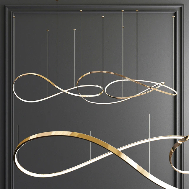 Unique Linear Chandelier - 3 type — Скачать