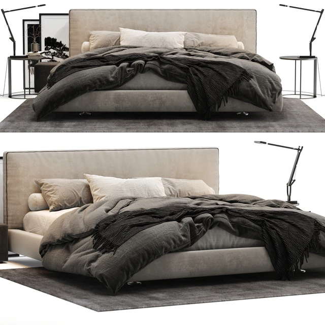 B & B Italia Richard Bed — Скачать