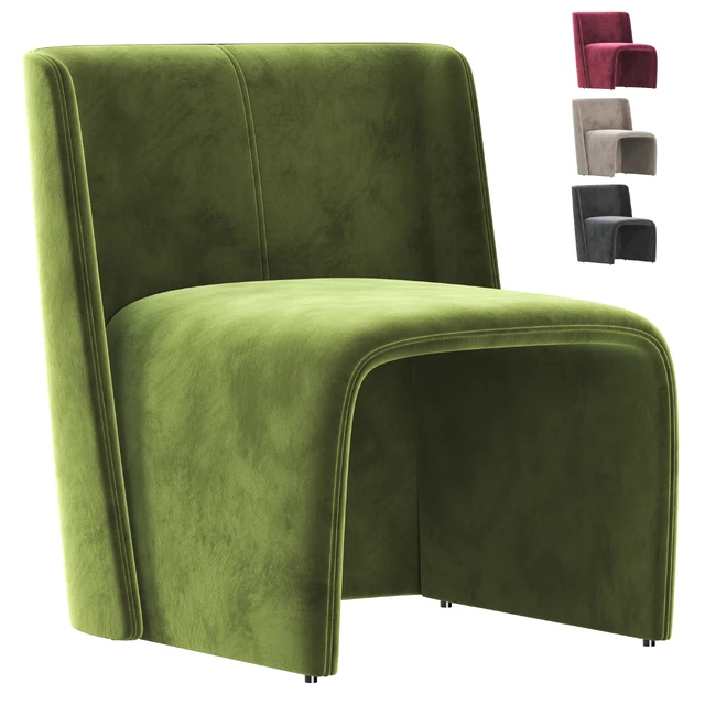 LEGACY Velvet armchair — Descargar