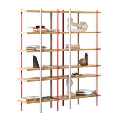milonga oak bookcase by miniforms — download
