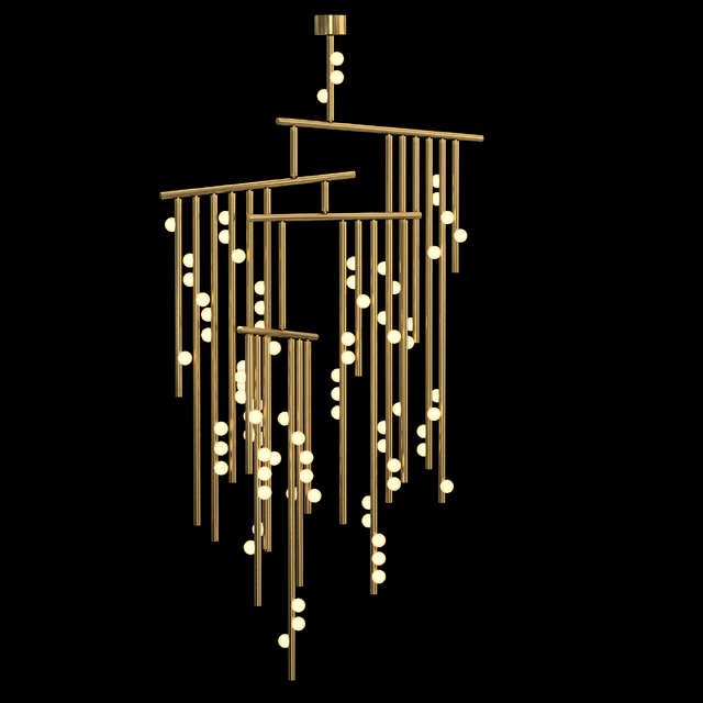 76-bulb Drop System Chandelier — Descargar
