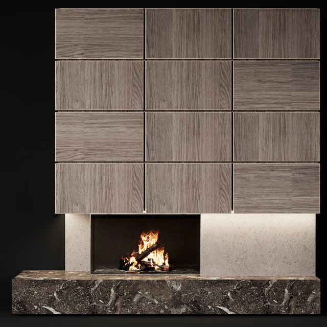 Fireplace modern 45 — Descargar