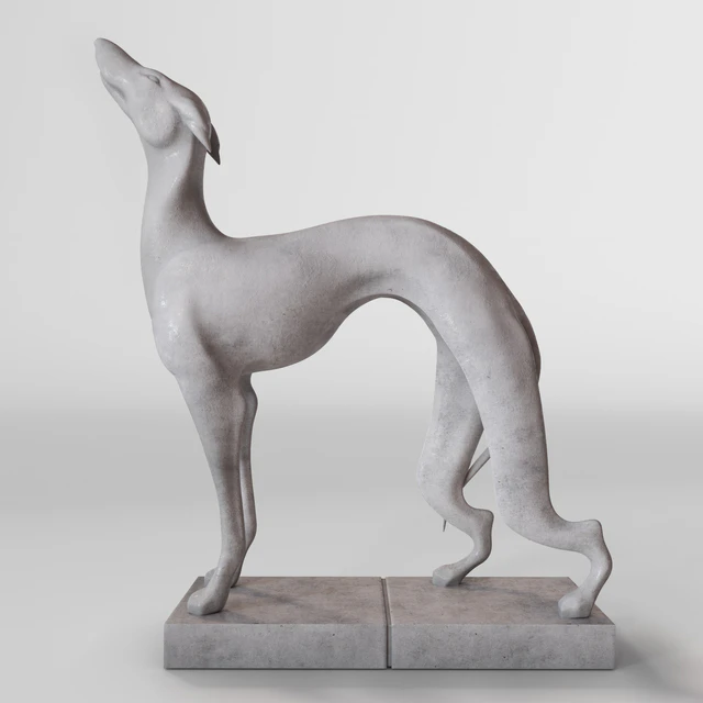 Dog statue — Скачать