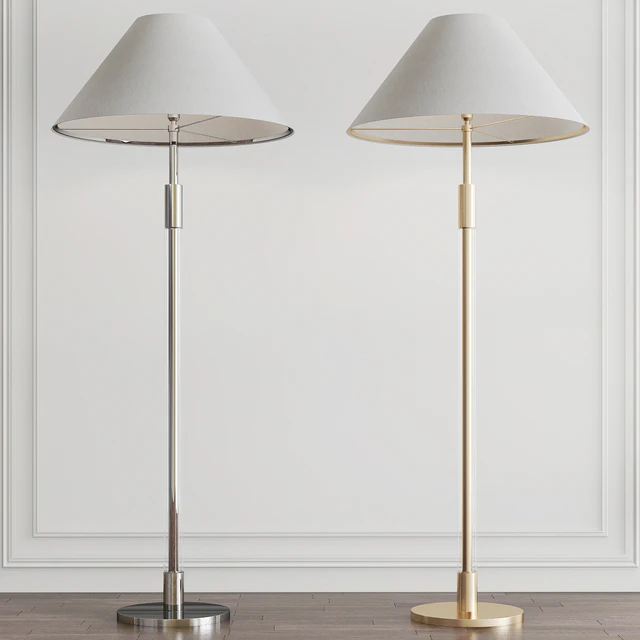 Robert Polished Nickel Light Floor Lamp by Ralph Lauren — Скачать