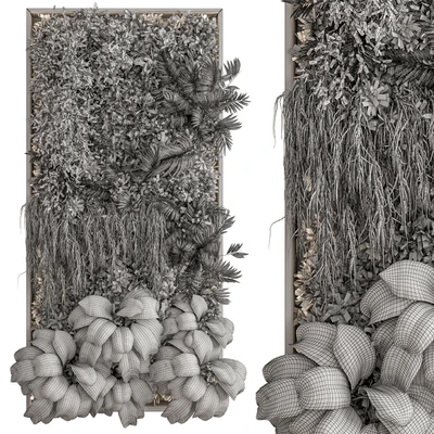 Vertical Garden Metal Frame - Wall Decor 34 — Ver 5
