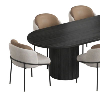 Fil Noir Gubi Moon Dining Table — Вид 2