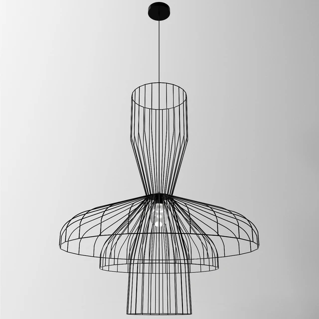 Lamp Parachute Composizione 2 - Nero — Descargar