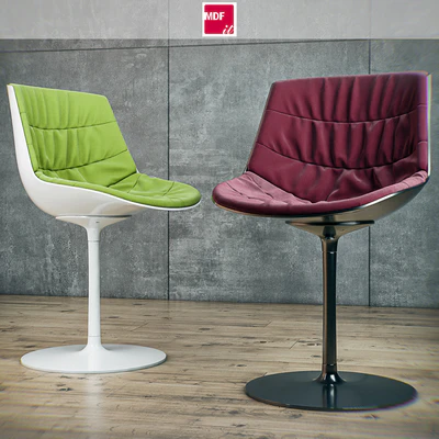 MDF italia chair Flow chair padded — Ver 2