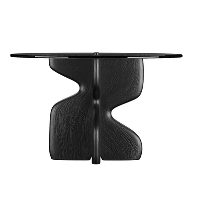 Lechuza Round Dining Table (Crate & Barrel) — Ver 3