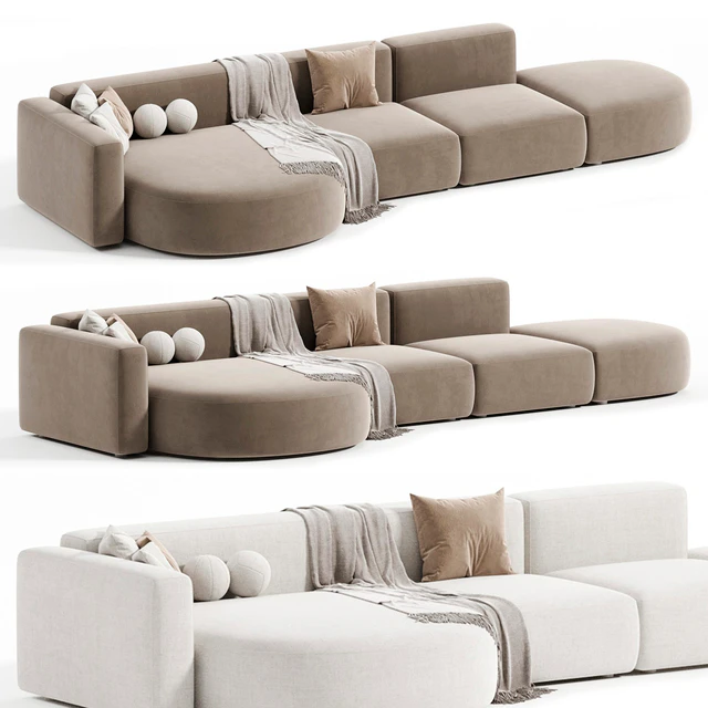 Belt modular Sofa — Скачать