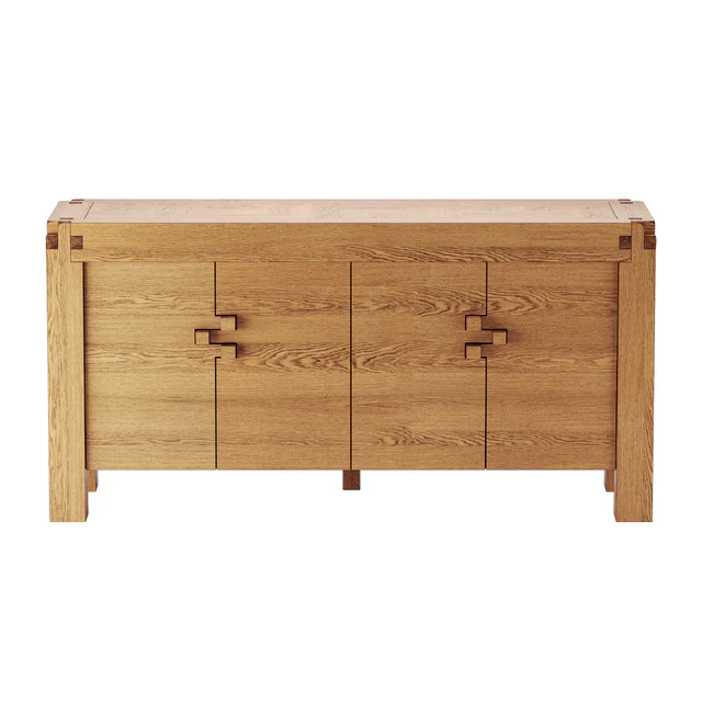 Crate and Barrel Knot Rustic Sideboard — Descargar