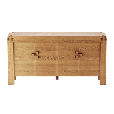 Crate and Barrel Knot Rustic Sideboard — Ver 2