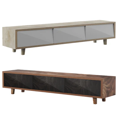 ARCHPOLE OAK TV stand — Ver 1