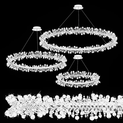 Crystal ring chandelier THERA — Ver 3