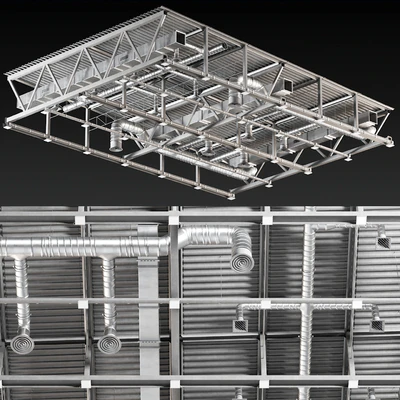Ceiling Ventilation Gray — Ver 1