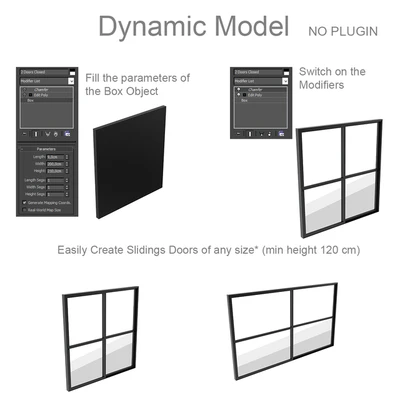 Dynamic Sliding Doors Set 03 — Ver 3
