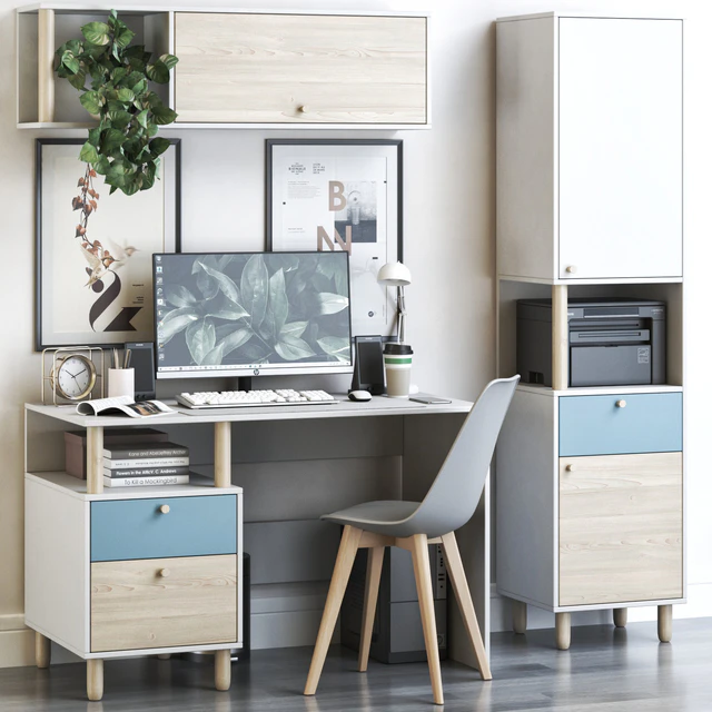 Workplace with Deakins furniture — Descargar