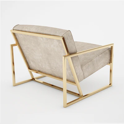 Thin Frame Lounge Chair — Ver 3