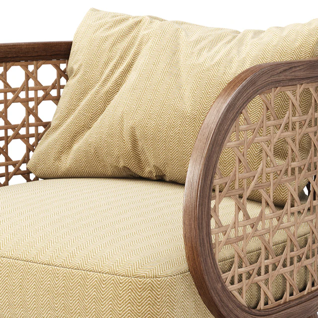 Victoria wooden rattan chair PS80 / Ресторанное кресло из ротанга — Скачать