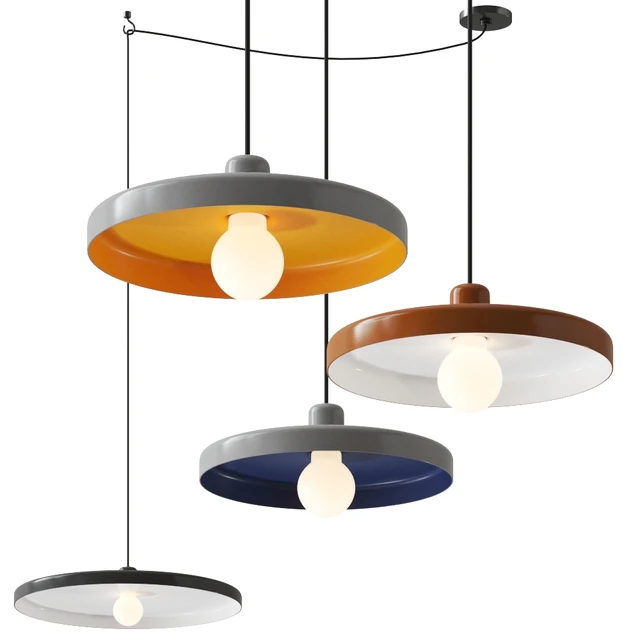Disk hanging pendant lamp by tossB — Скачать
